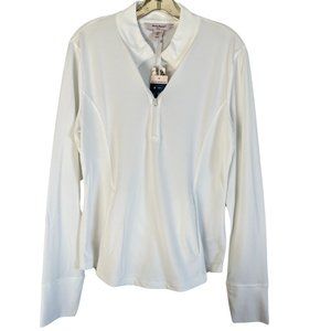 Tommy Bahama White Textured Pullover NWT